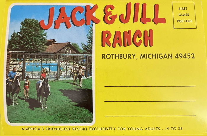 Double JJ Resort (Jack and Jill Ranch) - Old Postcard View (newer photo)